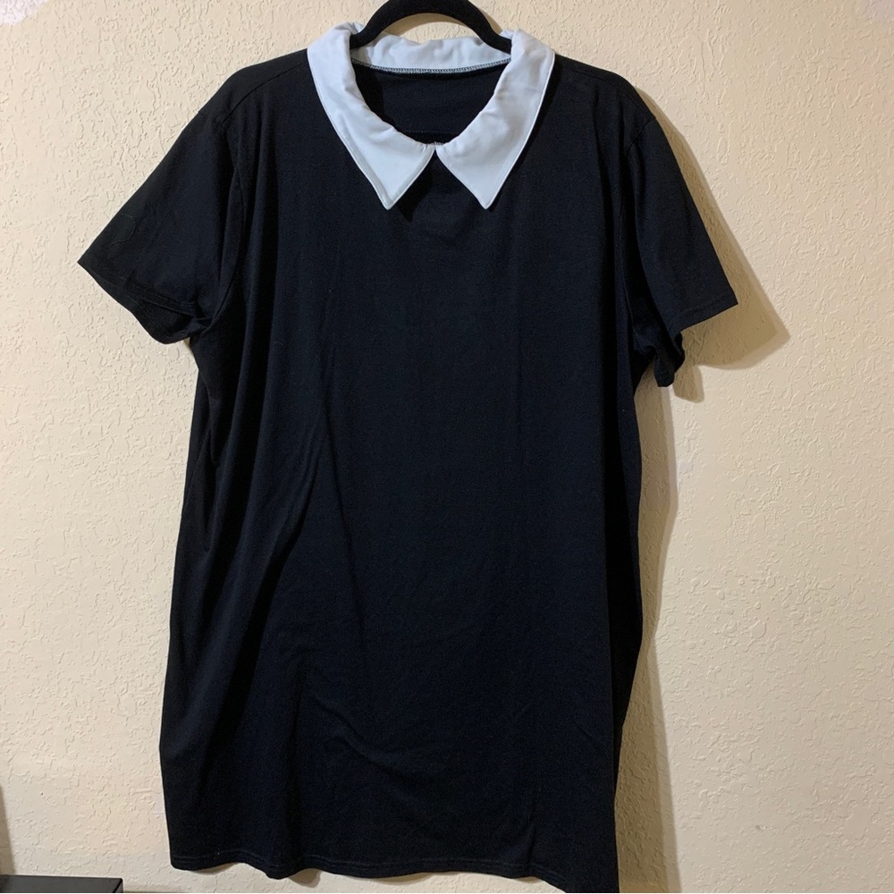 Wednesday Addams Inspired Dress Costume Goth Plus Size